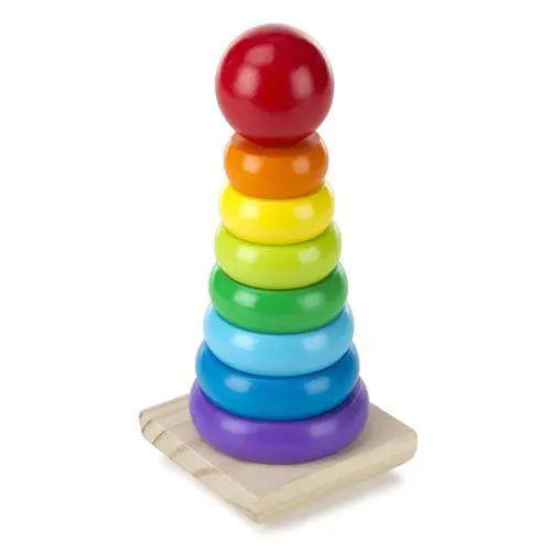 Rainbow Stacker – Wooden Balance & Color Learning Toy
