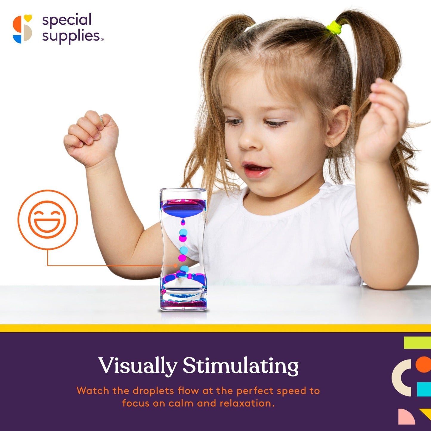 Liquid Motion Bubbler Timers – 4-Pack Sensory Calm Down & Focus Tools