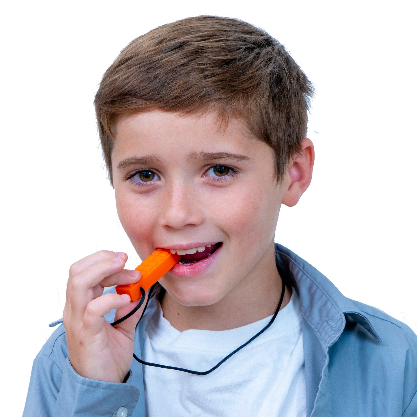 Chewy Brick Sensory Necklace | Oral Motor Chew Toy for Autism, ADHD & Sensory Needs – by Special Supplies