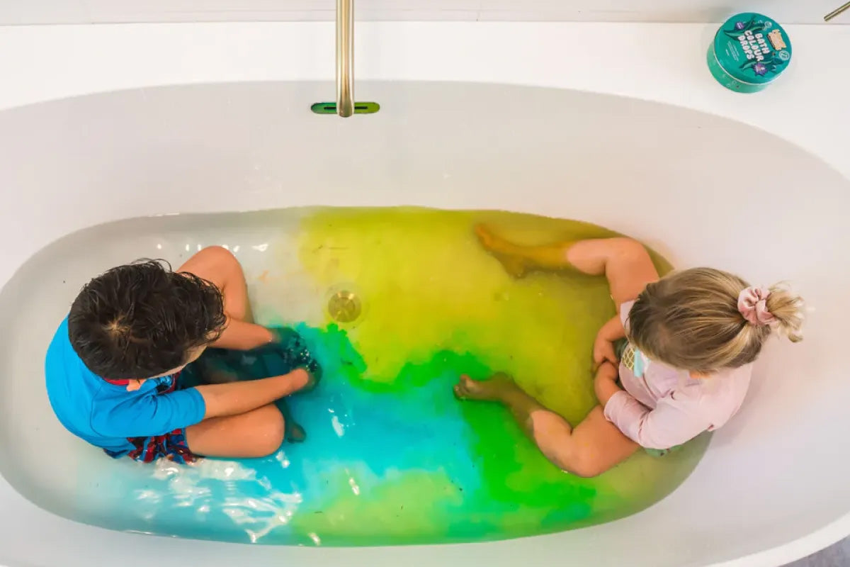 Honeysticks Ultimate Bath Fun Set – Bath Crayons & Bath Drops for Kids